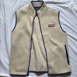 PRICE DROP Vineyard Vines Full-Zip Sherpa Vest